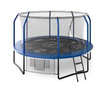 Батут UNIX Line SUPREME GAME 12 ft (blue)