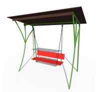 Качели садовые с навесом ИО 01170