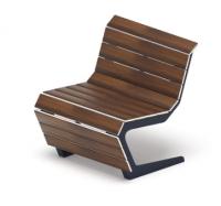 Скамья - МФ 42.02.02-10 (Темный дуб) Д:780 (под анкера)