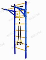 Профессиональная шведская стенка Midzumi Katashi plus (синий/желтый; желтый)