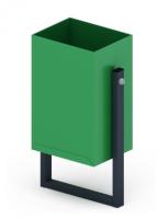 Урна прямоугольная (зеленая) - МФ 50.01.02-01