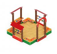 Песочный дворик Теремок (Ракушки) - ИО 6.01.04-01