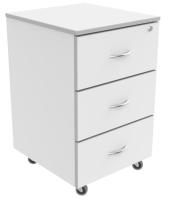 Тумба медицинская прикроватная ТМП-02.2-"Айболит" (на колесах)