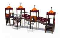 Детский игровой комплекс серии империя "Китайская стена" Н-900, Н-1500 ДИО 02030