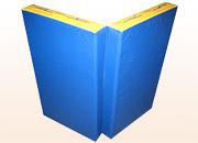 Мат гимнастический складной, иск. кожа, 1х2х0.1 м (в 2 сложения) IMP-A101