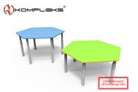 Детский стол «AVKompleks Шестигранник» на регулируемых ножках