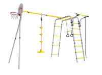 Дачный комплекс "Акробат 2" + ДИСК качели Romana 103.19.05 (серый/жёлтый)