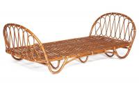 Кровать-софа Secret De Maison Suzane (без матраса ) (mod. 18 5090 DB SP ) натуральный ротанг, 67х205х104см, светлый мед