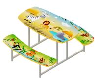 Столик овальный  (Сафари)  МФ 04-003