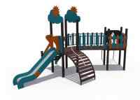 Игровой комплекс Весенница с металлическим скатом Н-1200 ДИО 04112