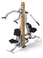 Тренажер тяга верхняя + жим от груди (лиственница) СТ 027-Л.И3