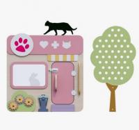 Декоративно-развивающая панель Зоомагазин