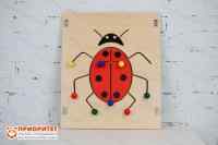 Тактильно-развивающая панель «Бабочка-коробочка»