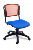 Стул для посетителей ИЗО черный каркас на крестовине СЕТКА