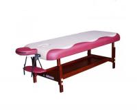 Массажный стационарный стол DFC NIRVANA SUPERIOR, цвет бежево-винный