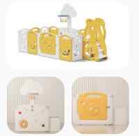 Манеж UNIX Kids SUPREME Music 160x160 Yellow