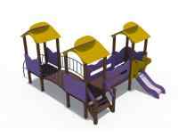 Игровой комплекс серии Зефир (металлический скат Н-620) ДИО 10211