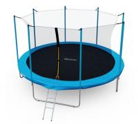 Батут каркасный с сеткой DFC Kondition 14 ft с лестницей
