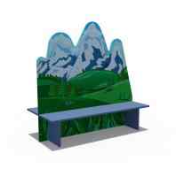 Скамейка Альпийская горка ДХО 07010