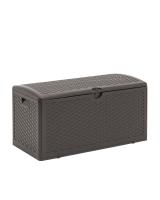 Стол-сундук пластик коричневый 110*56 см 276л