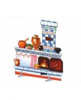 Декорация Печь с самоваром