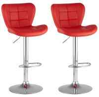 Стул барный PORSCHE красный 2 шт