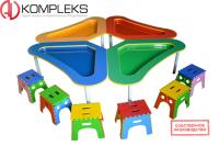 Детский песочный комплекс для творчества "AVKompleks Цветок"