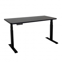 Стол с регулировкой высоты электрический LuxAlto LA-T33-2A3 черный/черный ЛДСП 140*70*2.5