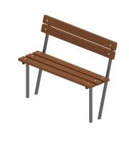 Скамья со спинкой - МФ 42.01.05-И1