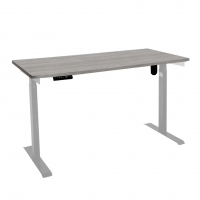 Стол с регулировкой высоты электрический LuxAlto LA-T33-E6 серый/дуб бежево-серый ЛДСП 120*70*2.5