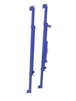 Стойки волейбольные универсальные пристенные с ползуном и механизмом натяжения (компл)