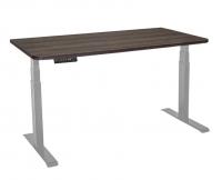 Стол с регулировкой высоты электрический LuxAlto LA-T33-2A3 серый/дуб коричневый ЛДСП 140*70*2.5