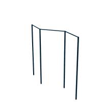 Турник Воркаут Kampfer Three-section Crossbar Light Workout 2-7 (Черно-желтый)