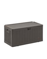 Стол-сундук пластик коричневый 101*51 см 189л