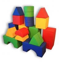 Мягкий напольный конструктор, 16 эл.