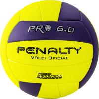 Мяч волейбольный PENALTY BOLA VOLEI 6.0 PRO, арт.5416042420-U, р.5, микрофибра, термосшивка, желт-фиол