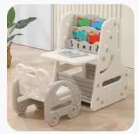 Стол трансформер детский 3 в 1 UNIX Kids Grey со стульчиком