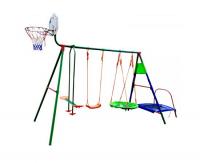 Детский комплекс с батутом и баскетболом DFC MTB-01