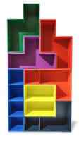 Стеллаж для игрушек «Игра в тетрис»