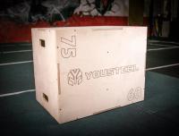 Тумба для запрыгивания деревянная 50-60-75см