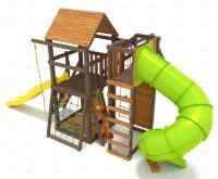 Детская площадка IgraGrad Панда Фани Gride с трубой 2,1м