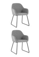 Стул Чак серый 2 шт