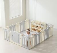 Манеж UNIX Kids Ocean / Океан (151 x 151 см) серый