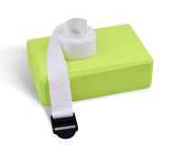 Блок для йоги в комплекте с ремнем PRCTZ YOGA STRAP & BLOCK 2-PIECE SET, набор.