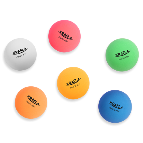 KRAFLA B-CL60 Набор для настольного тенниса: мяч без звезд (6шт)