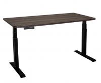 Стол с регулировкой высоты электрический LuxAlto LA-T33-2A3 черный/дуб коричневый ЛДСП 160*70*2.5