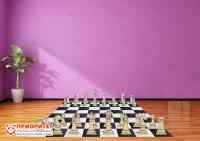 Набор напольных шахмат «Игра чемпионов»