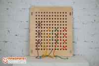 Тактильно-развивающая панель «Полезная вышивка»