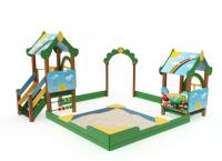 ДИК ИО 07-540-2 (Лесная сказка) Песочный дворик Теремок