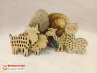 Тактильный набор для шнурования «Зоопарк»